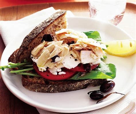 upgrade-your-tuna-sandwich-with-arugula-and-feta image