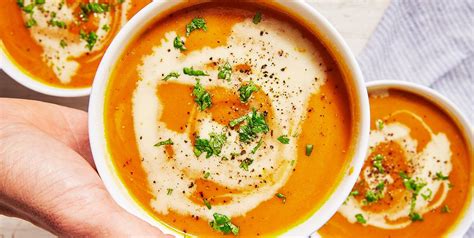 best-butternut-squash-and-sweet-potato-soup-easy image