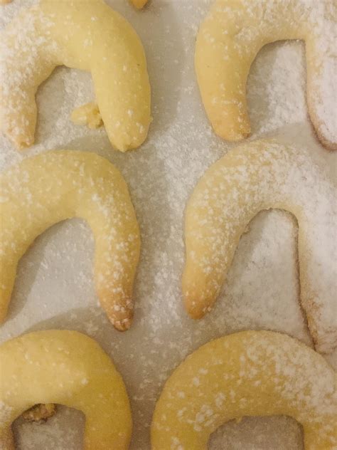 lemon-and-almond-crescent-cookies-moroccan image