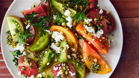 tomato-salad-with-feta-recipe-bon-apptit image