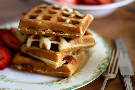brown-sugar-bacon-waffles-joy-the-baker image