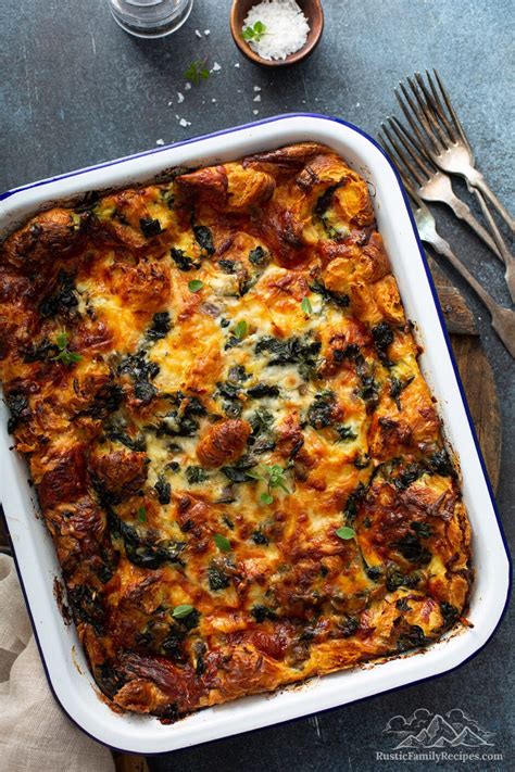 easy-breakfast-strata-recipe-made-with-croissants image