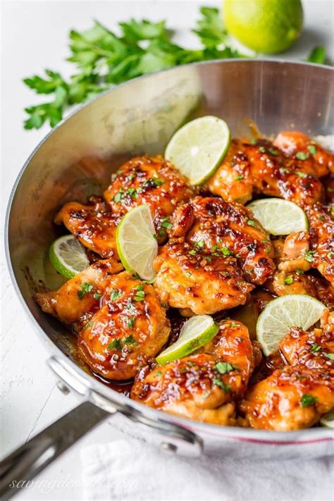 spicy-honey-lime-chicken-thigh-recipe-saving-room image