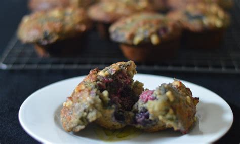 healthy-mixed-berry-muffins-bub-gourmand image