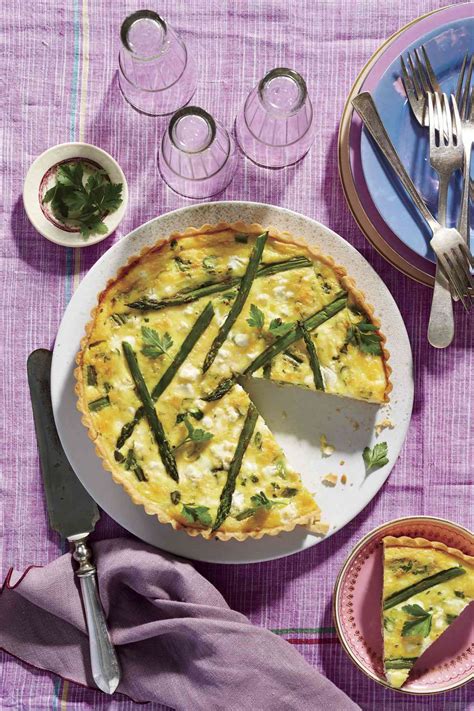 asparagus-and-goat-cheese-quiche-recipe-southern image