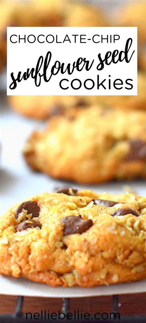 sunflower-seed-chocolate-chip-cookies-nelliebellie image