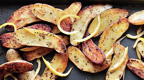 roasted-fingerlings-with-preserved-lemon-recipe-bon image