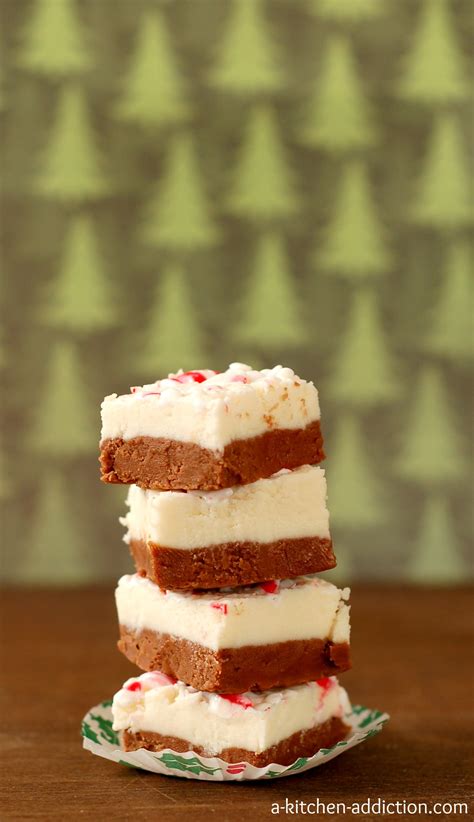 chocolate-peppermint-layered-fudge-a-kitchen-addiction image