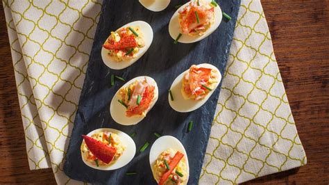 lobster-devilled-eggs-recipe-get-cracking image