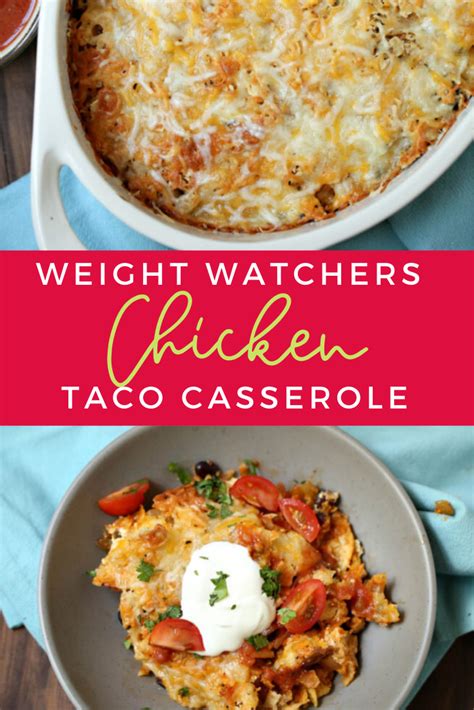 weight-watchers-friendly-chicken-taco-casserole image