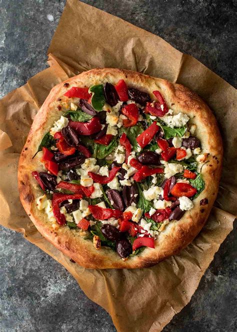 greek-pizza-with-feta-spinach-and-olives-inquiring-chef image