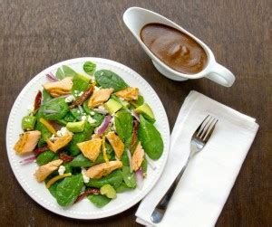 salad-with-salmon-and-homemade-balsamic-vinaigrette image