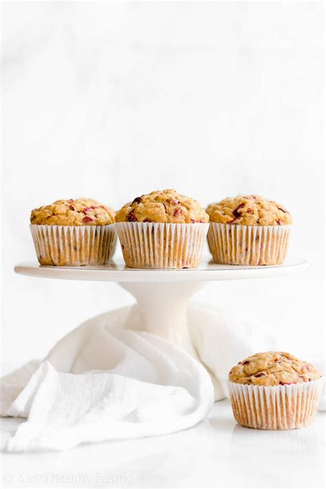 healthy-cranberry-orange-oatmeal-muffins image