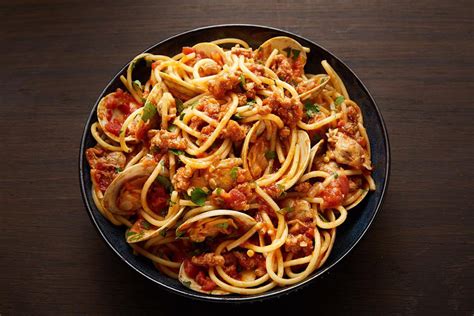 recipe-spicy-clam-chorizo-pasta-recipe-patis image