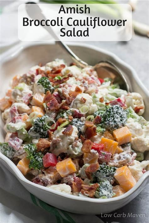 easy-amish-broccoli-cauliflower-salad-in-creamy-dressing image