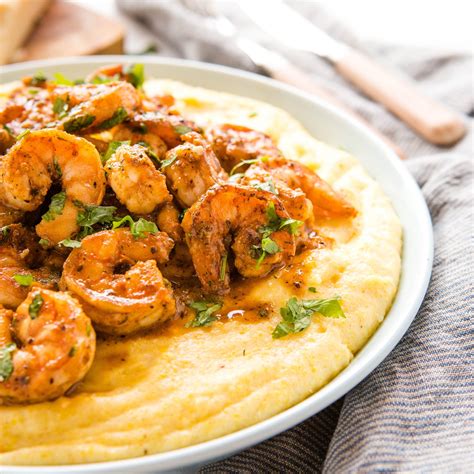 easy-cajun-shrimp-with-creamy-parmesan-polenta-the image