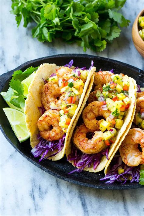 spicy-shrimp-tacos-recipe-with-pineapple-salsa-and image