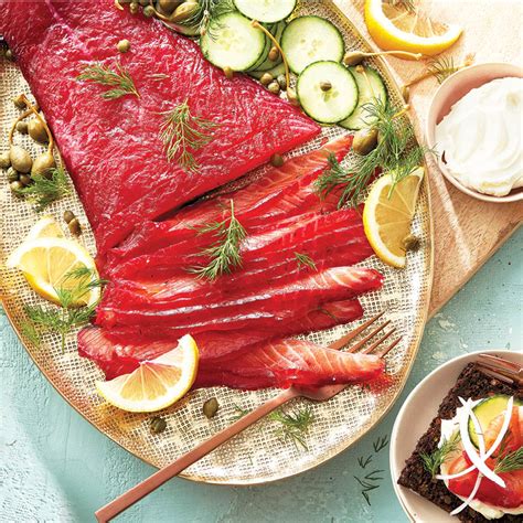 beet-cured-salmon-gravlax-recipe-chatelaine image