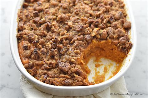 sweet-potato-casserole-recipe-with-pecan-topping image