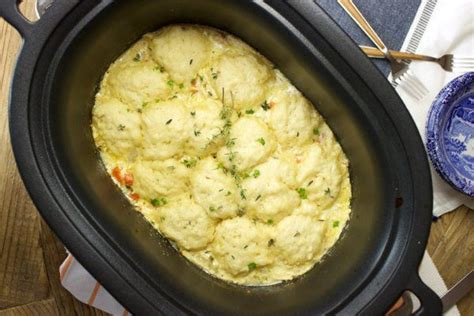 slow-cooker-chicken-and-dumplings-recipe-girl image