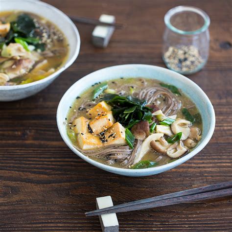 soba-noodles-in-soup-with-ginger-tofu-atsukos image