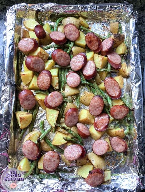 sheet-pan-smoked-kielbasa-with-herbed-potatoes-and image