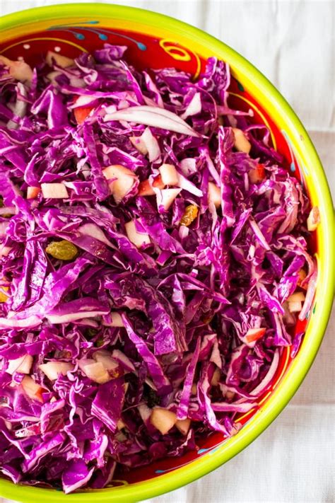apple-walnuts-and-raisins-red-cabbage-salad-the image