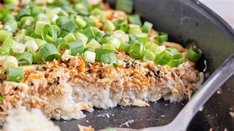 salmon-sushi-bake-recipe-tasting-table image