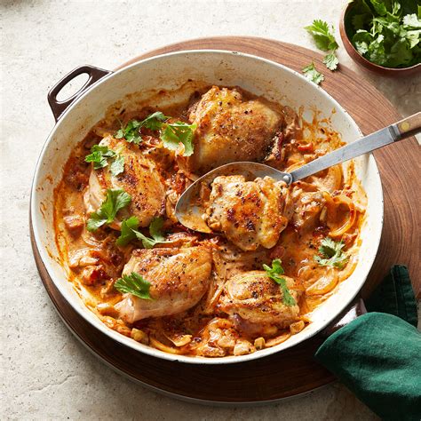 creamy-chipotle-skillet-chicken-thighs-eatingwell image