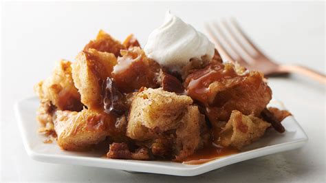 slow-cooker-croissant-pudding-with-butter-bourbon image