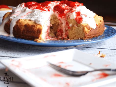 ricotta-cake-with-strawberry-pineapple-compote image