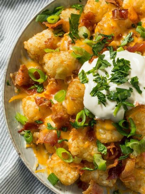 pioneer-woman-chicken-tater-tot-casserole-table image
