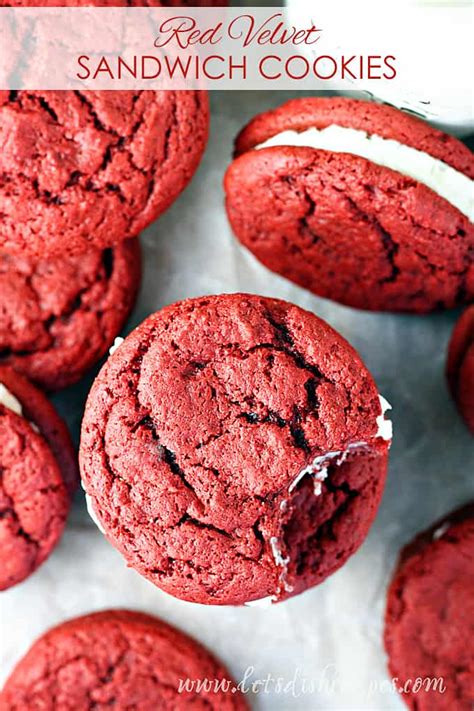 red-velvet-sandwich-cookies-lets-dish image