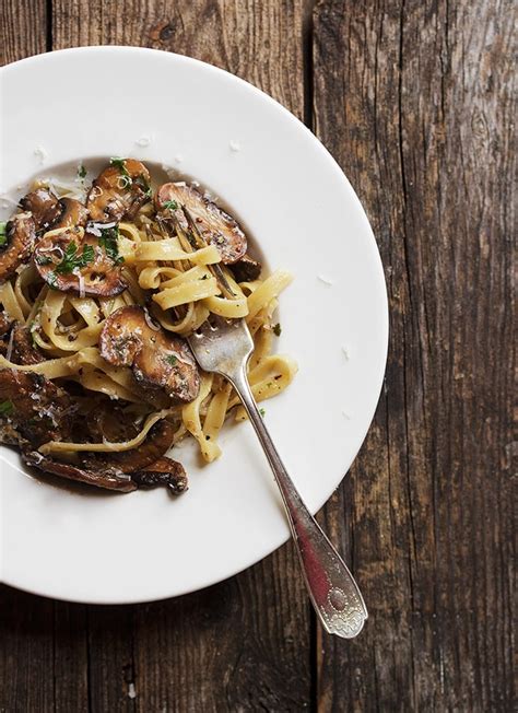 pasta-with-mushrooms-in-a-creamy-mustard-sauce image