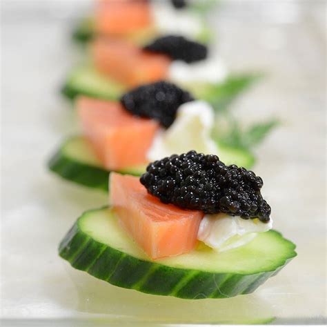 smoked-salmon-and-caviar-cucumber-canapes image