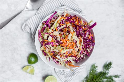 easy-cabbage-dill-coleslaw-gluten-free-dairy-free-vegan image