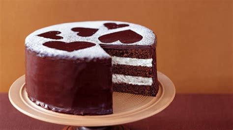 semisweet-chocolate-layer-cake-with-vanilla-cream-filling image