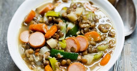 lentil-soup-with-hot-dogs-recipe-eat-smarter-usa image