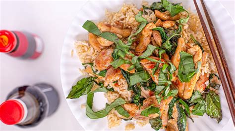 chicken-basil-stir-fry-recipe-rachael-ray-show image