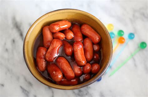 appetizer-hot-dogs-in-barbecue-sauce-recipe-the-spruce-eats image