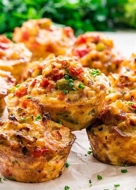 leftover-ham-and-cheese-breakfast-muffins-jo-cooks image