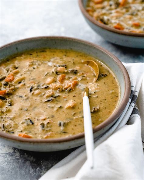 instant-pot-wild-rice-soup-recipe-a-couple-cooks image