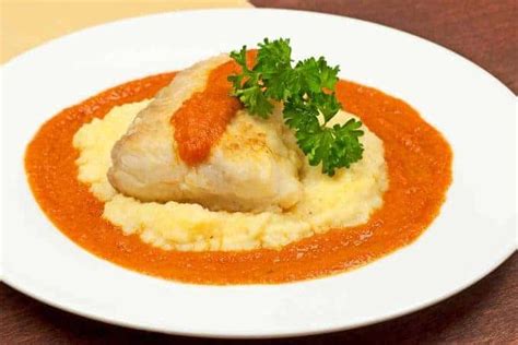 pan-roasted-halibut-with-tomato-butter-sauce image