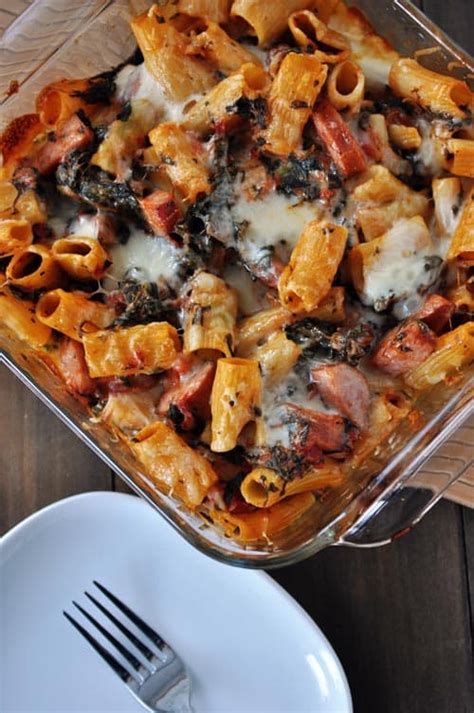 baked-pasta-with-chicken-sausage-mels-kitchen-cafe image