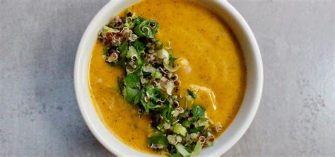 creamy-carrot-quinoa-soup-with-zesty-gremolata image