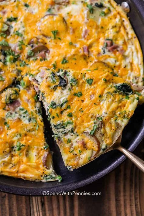 ham-spinach-frittata-spend-with-pennies image