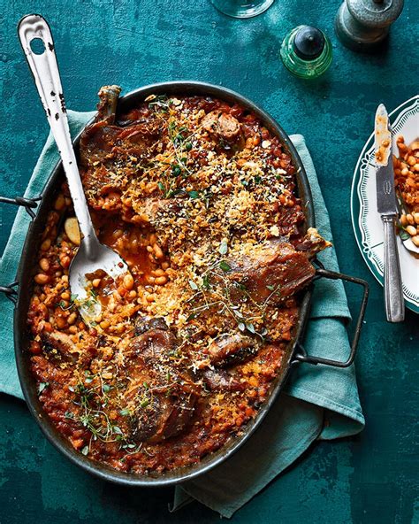 duck-and-sausage-cassoulet-delicious-magazine image