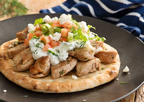 greek-pork-tenderloin-gyro-with-tzatziki-sauce image