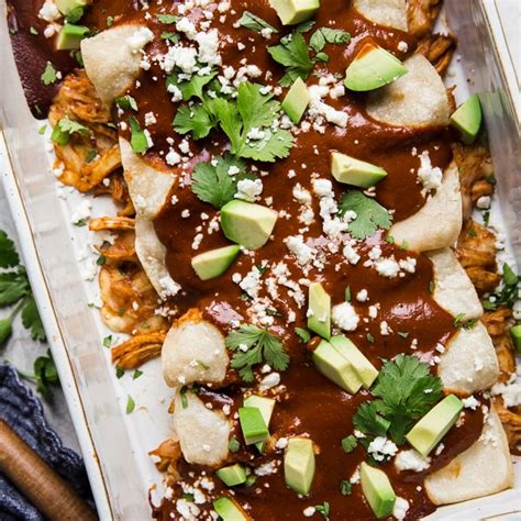 simple-mole-chicken-enchiladas-the-modern-proper image