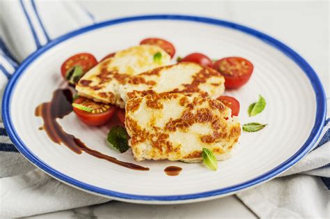 3-minute-fried-halloumi-cheese-recipe-the-spruce-eats image